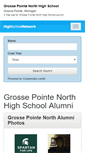Mobile Screenshot of grossepointenorthhighschool.org