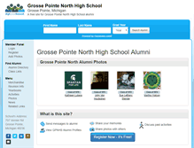 Tablet Screenshot of grossepointenorthhighschool.org